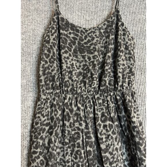 Old Navy Womens Animal Print Midi Dress Size Medium Sleeveless Elastic Waist - Picture 2 of 9
